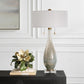 Uttermost Cardoni Bronze Glass Table Lamp By Casagear Home UT-30231