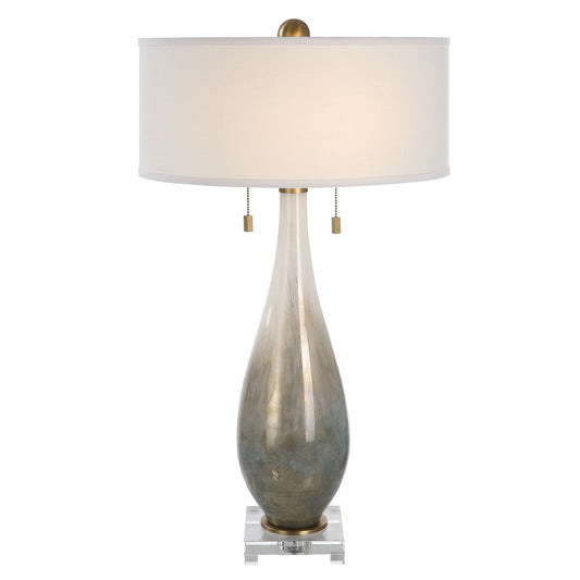 Uttermost Cardoni Bronze Glass Table Lamp By Casagear Home