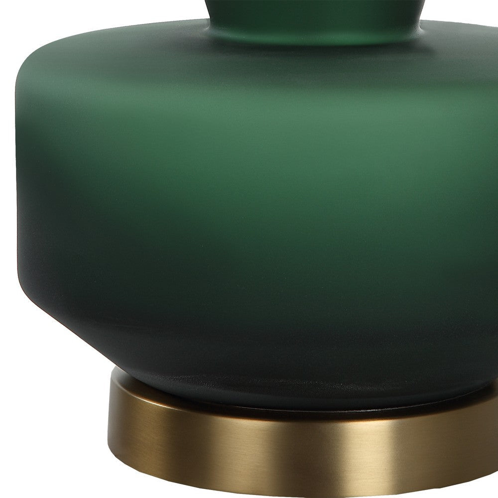 Uttermost Trentino Dark Emerald Green Table Lamp By Casagear Home UT-30232-1