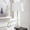 Uttermost Annora Glossy White Table Lamp By Casagear Home UT-30235