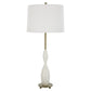 Uttermost Annora Glossy White Table Lamp By Casagear Home UT-30235