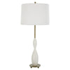 Uttermost Annora Glossy White Table Lamp By Casagear Home UT-30235