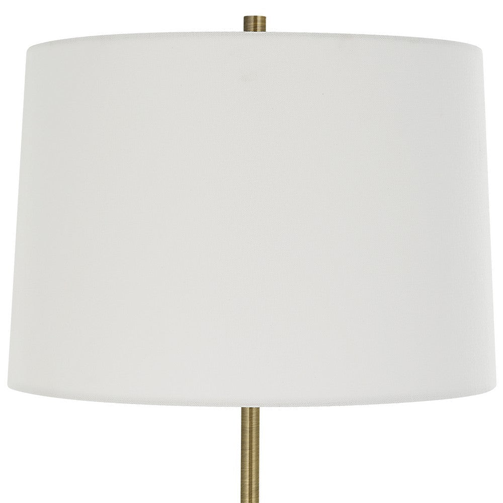 Uttermost Annora Glossy White Table Lamp By Casagear Home UT-30235