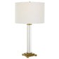 Uttermost Crystal Column Table Lamp By Casagear Home