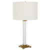 Uttermost Crystal Column Table Lamp By Casagear Home