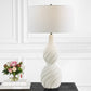 Uttermost Twisted Swirl White Table Lamp By Casagear Home UT-30240