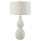 Uttermost Twisted Swirl White Table Lamp By Casagear Home