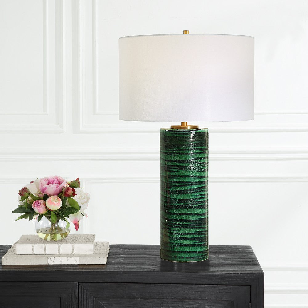 Uttermost Galeno Emerald Green Table Lamp By Casagear Home UT-30242