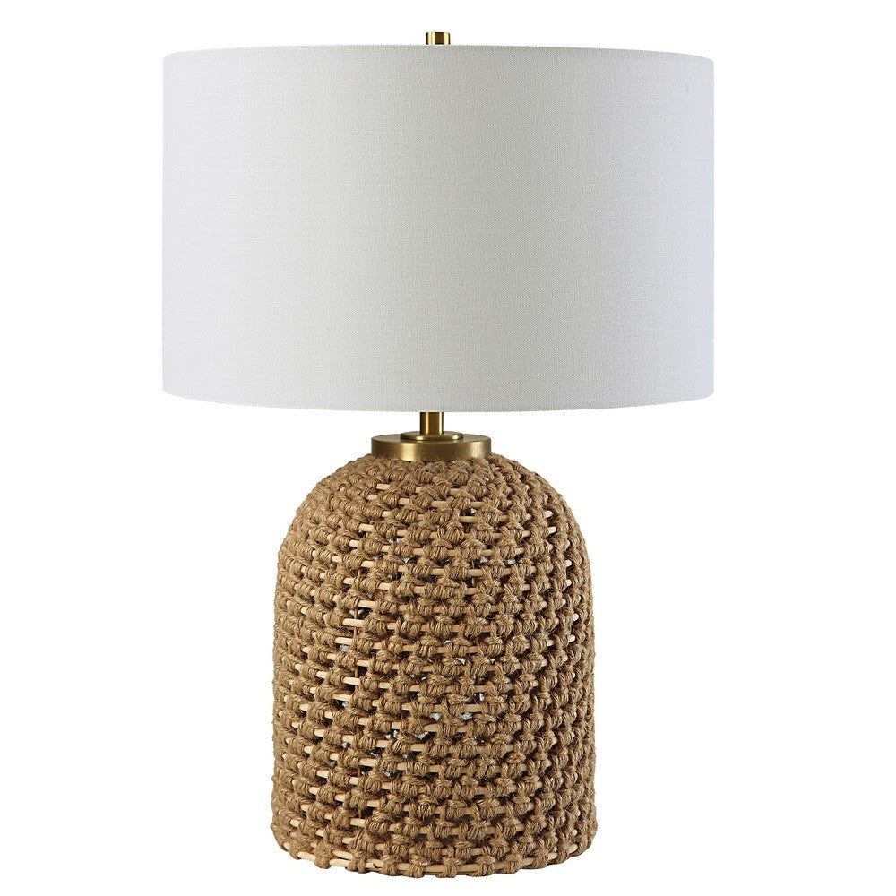 Uttermost Kendari Rope & Rattan Table Lamp By Casagear Home UT-30243