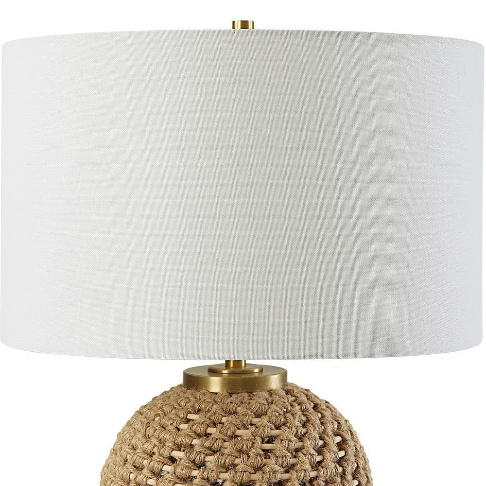 Uttermost Kendari Rope & Rattan Table Lamp By Casagear Home UT-30243