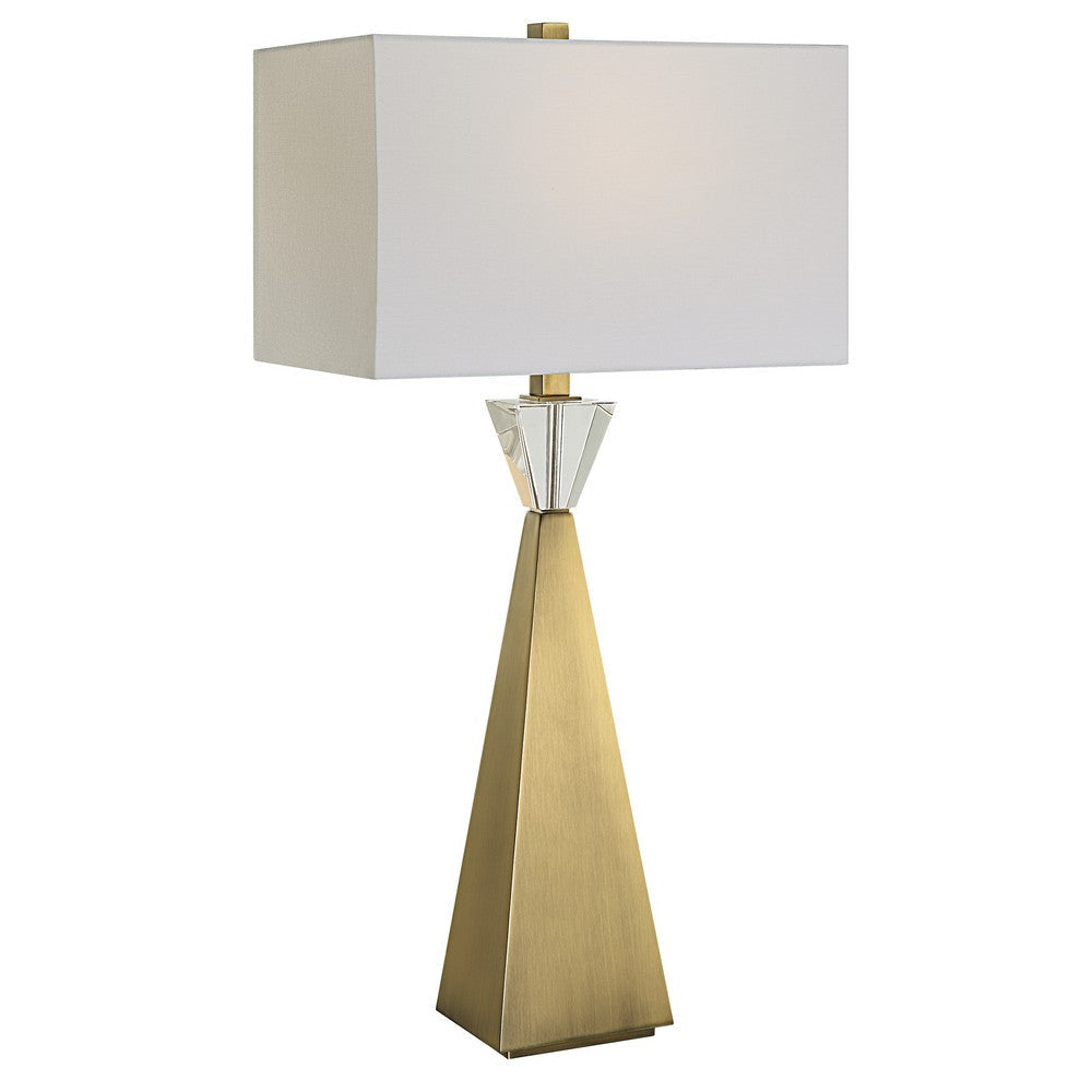 Uttermost Arete Modern Brass Table Lamp By Casagear Home