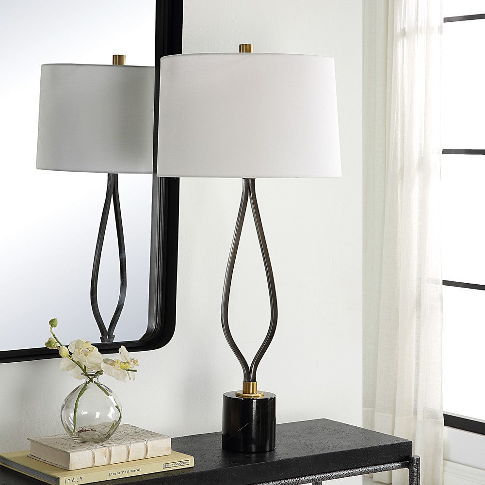 Uttermost Separate Paths Iron Table Lamp By Casagear Home UT-30245