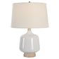 Uttermost Opal Gloss White Table Lamp By Casagear Home