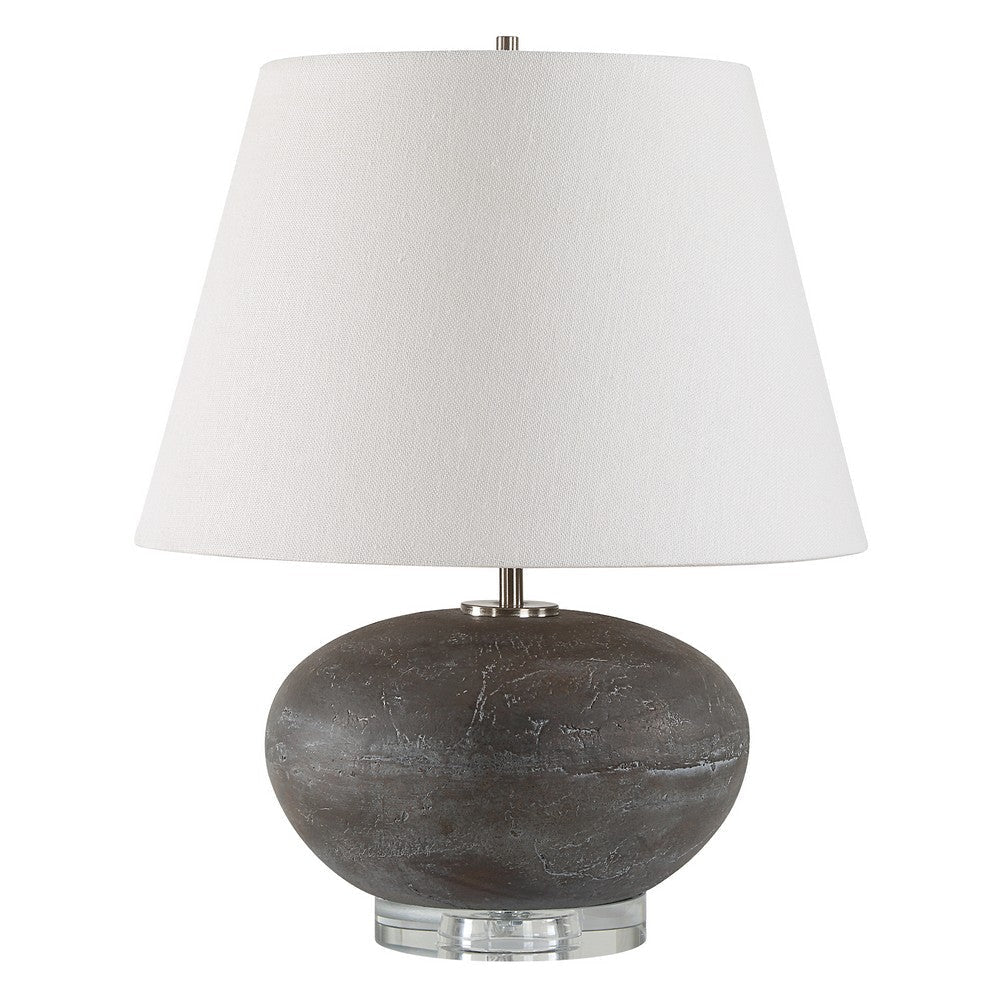 Uttermost Beckley Gray Stone Table Lamp UT-30430-1