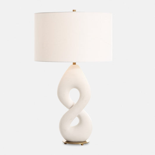 Uttermost Meridian Ivory Stone Table Lamp