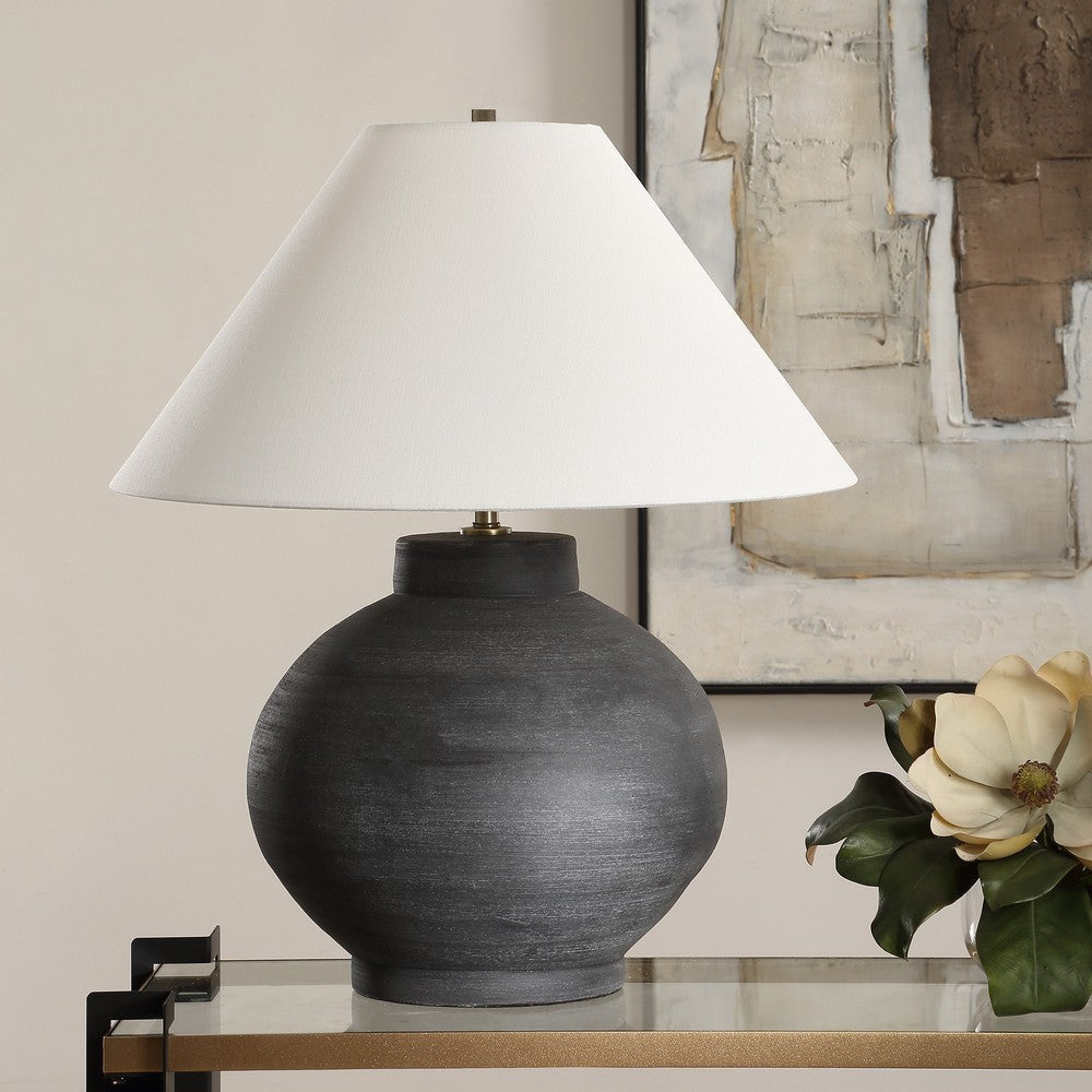 Uttermost Tramore Rustic Charcoal Table Lamp UT-30491