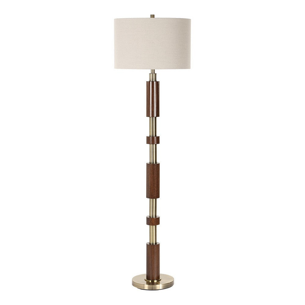 Uttermost Stacked Wooden Floor Lamp UT-30516-1