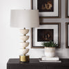 Uttermost Hemisphere Travertine Table Lamp UT-30517