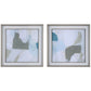 Uttermost Mist Shapes Framed Prints, Set/2 By Casagear Home