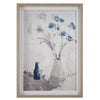 Uttermost Blue Flowers In Vase Framed Print By Casagear Home