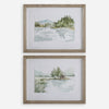 Uttermost Serene Lake Framed Prints, Set/2 By Casagear Home