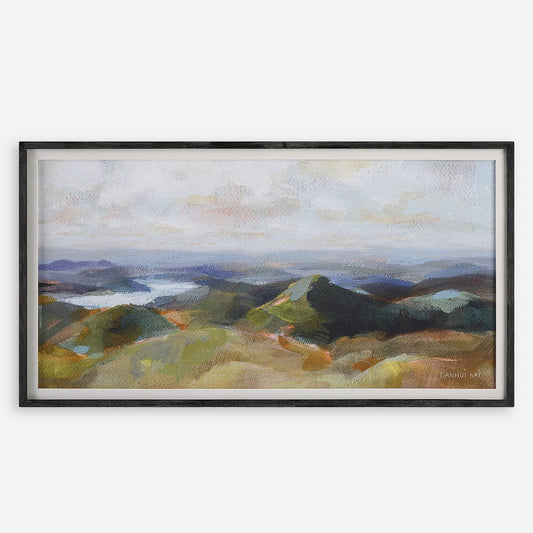 Uttermost Above The Lakes Framed Landscape Print By Casagear Home