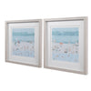 Uttermost Sea Glass Sandbar Framed Prints Set/2 By Casagear Home UT-33695