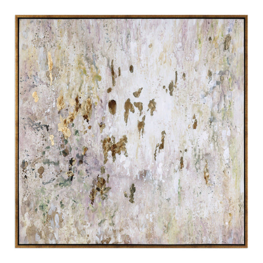 Uttermost Golden Raindrops Modern Abstract Art By Casagear Home