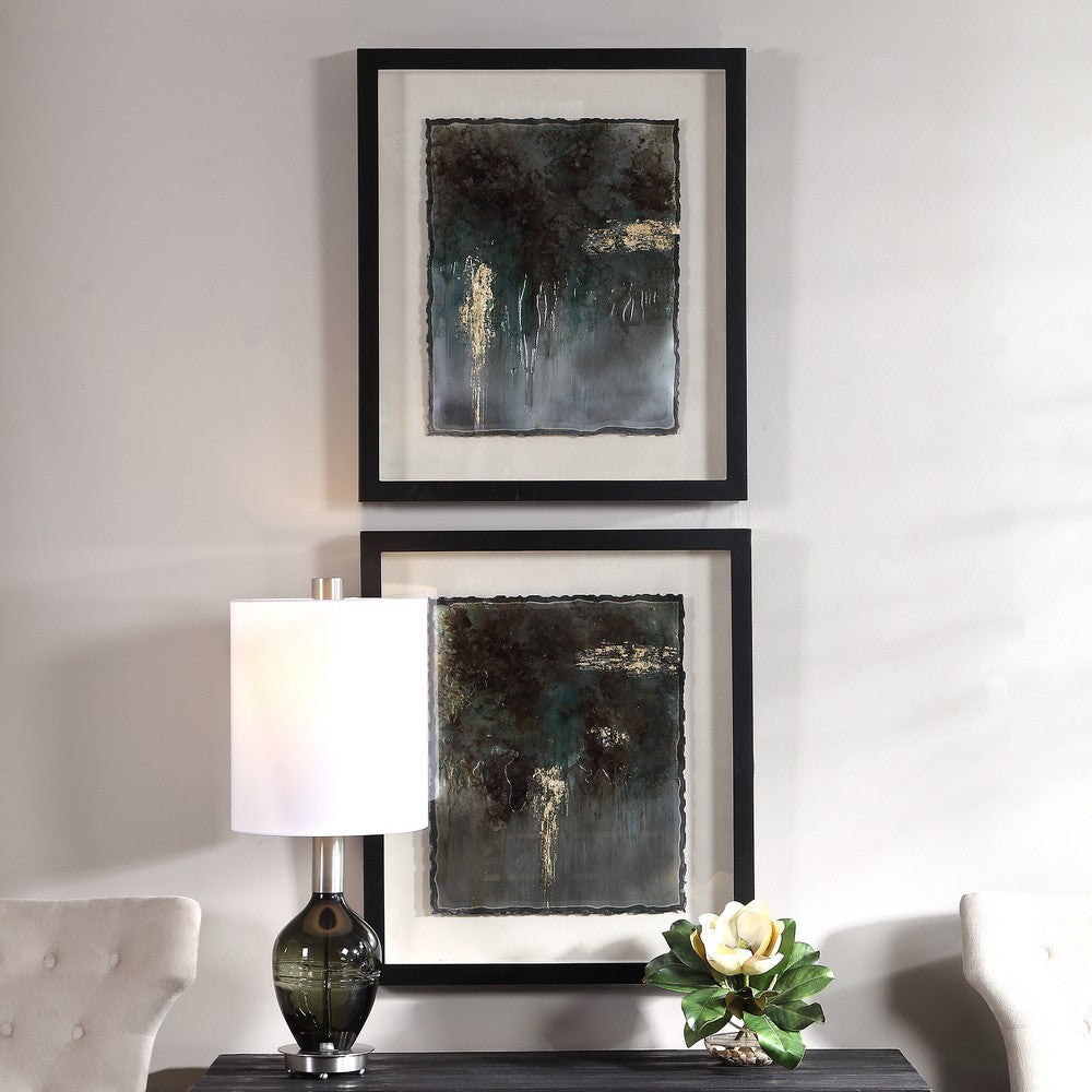 Uttermost Rustic Patina Framed Prints Set/2 By Casagear Home UT-35366