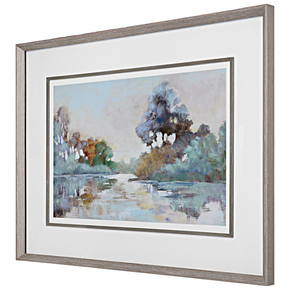 Uttermost Morning Lake Watercolor Framed Print By Casagear Home UT-41418