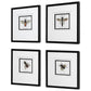 Uttermost Anthophila Framed Prints Set of 4 By Casagear Home UT-41428