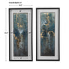 Uttermost Glimmering Agate Abstract Prints S/2 By Casagear Home UT-41434