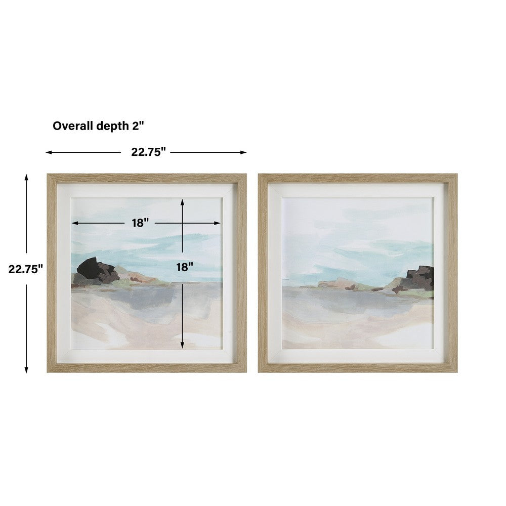 Uttermost Glacial Coast Framed Prints Set/2 By Casagear Home UT-41445