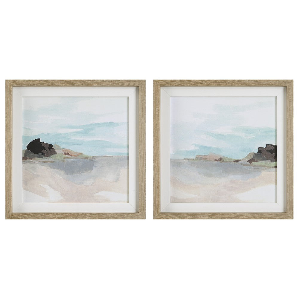 Uttermost Glacial Coast Framed Prints, Set/2 By Casagear Home