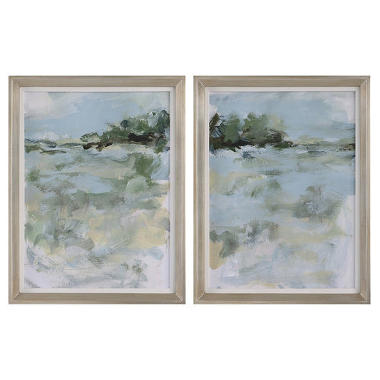 Uttermost Far Away View Framed Prints, Set/2 By Casagear Home