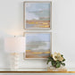 Uttermost Abstract Coastline Framed Prints S/2 By Casagear Home UT-41468