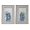 Uttermost Indigo Florals Framed Art S/2 By Casagear Home