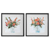 Uttermost Fresh Flowers Watercolor Prints, S/2 By Casagear Home