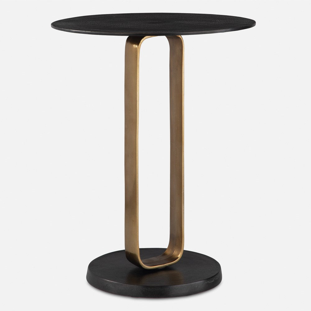 Uttermost Aperture Brass Accent Table UT-50005