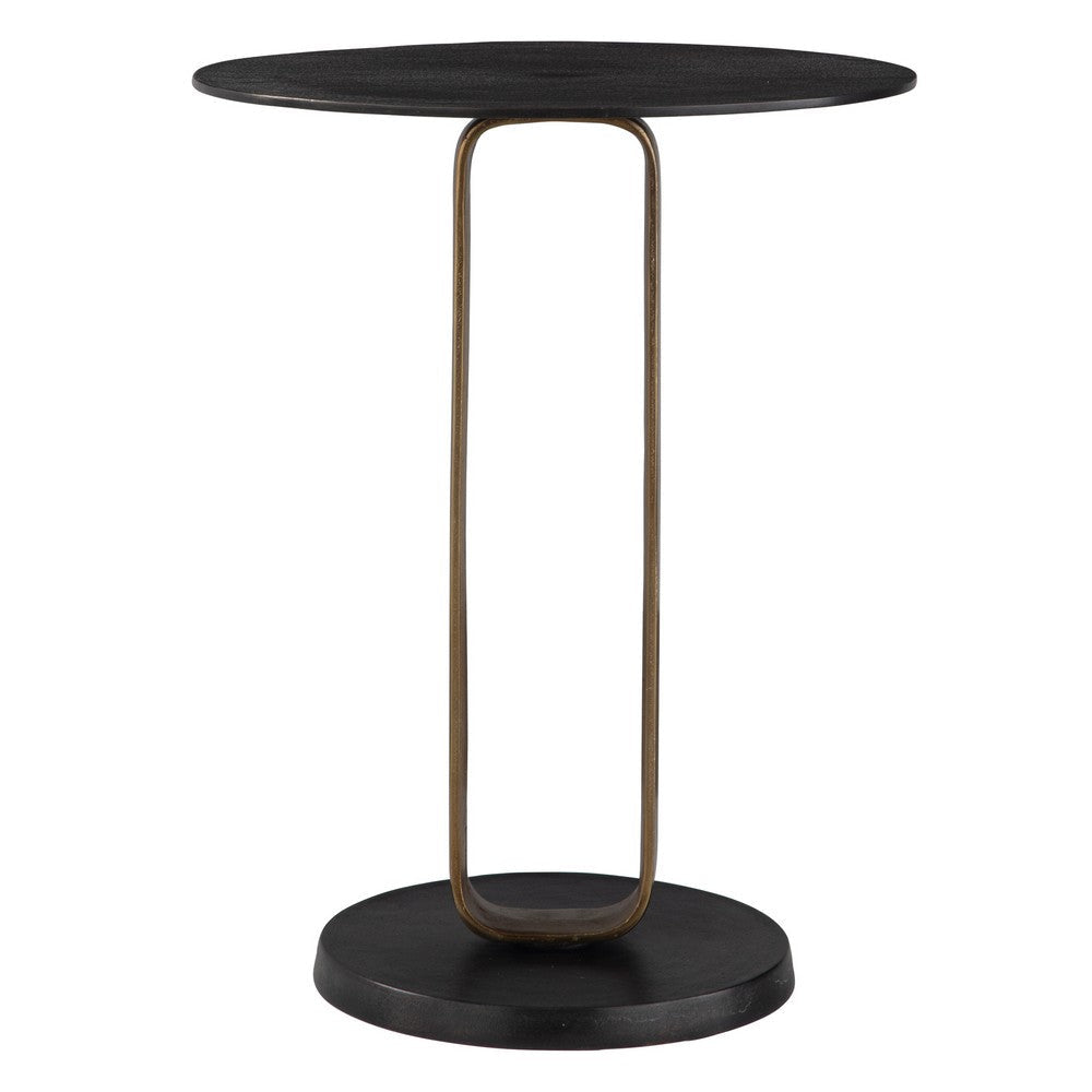 Uttermost Aperture Brass Accent Table UT-50005