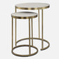 Uttermost Aragon White Nesting Tables Set/2