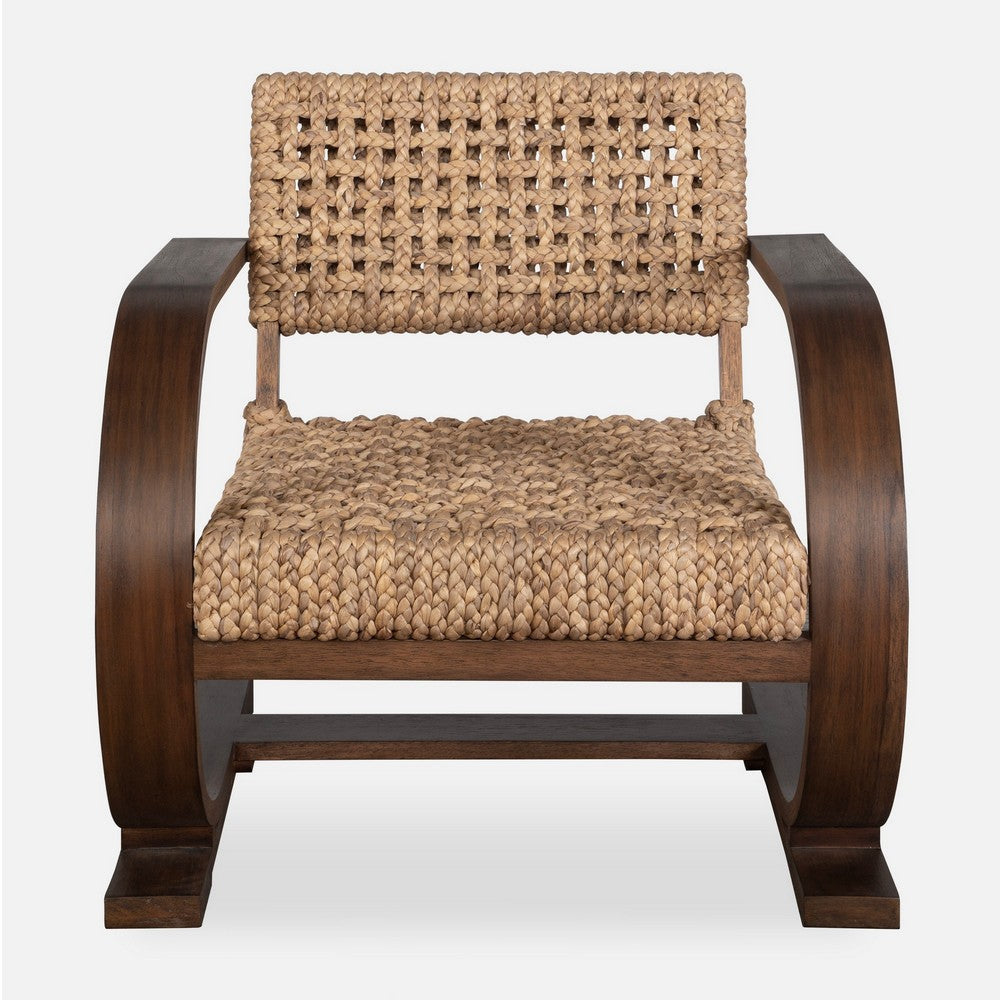 Uttermost Rehema Walnut Accent Chair