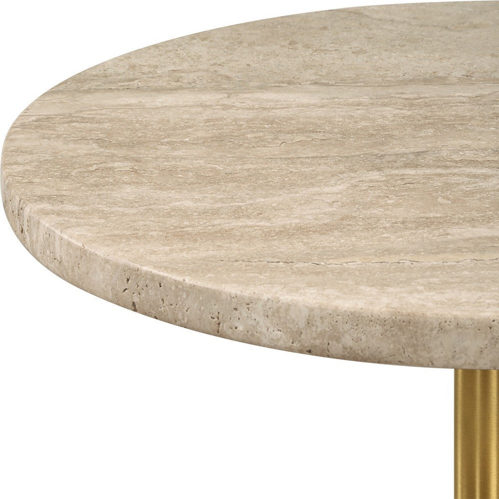 Uttermost Malya Travertine Accent Table UT-50060