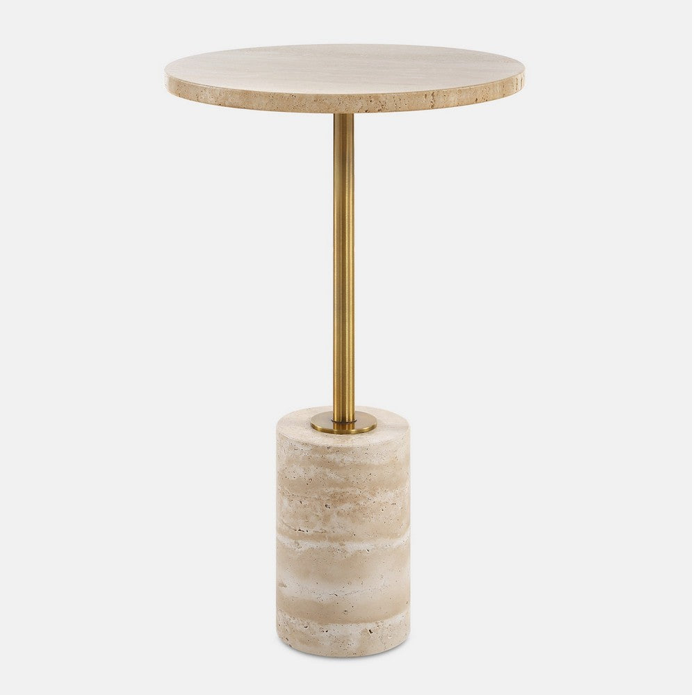 Uttermost Malya Travertine Accent Table