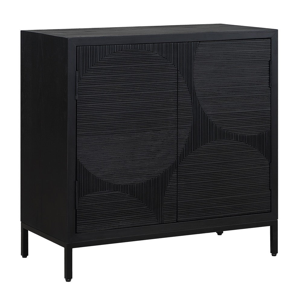 Uttermost Beswick Black 2 Door Cabinet UT-50063