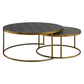 Uttermost Aragon Gray Nesting Coffee Tables Set/2 UT-50080