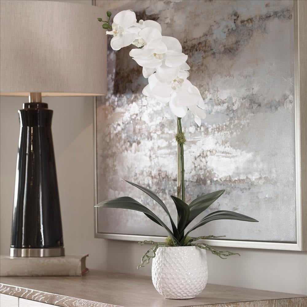 Uttermost Cami White Orchid By Casagear Home UT-60178