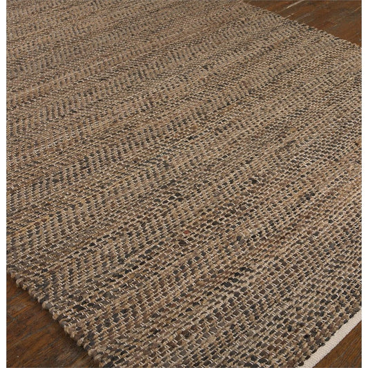 Uttermost Tobais 9 X 12 Rescued Leather & Hemp Rug By Casagear Home