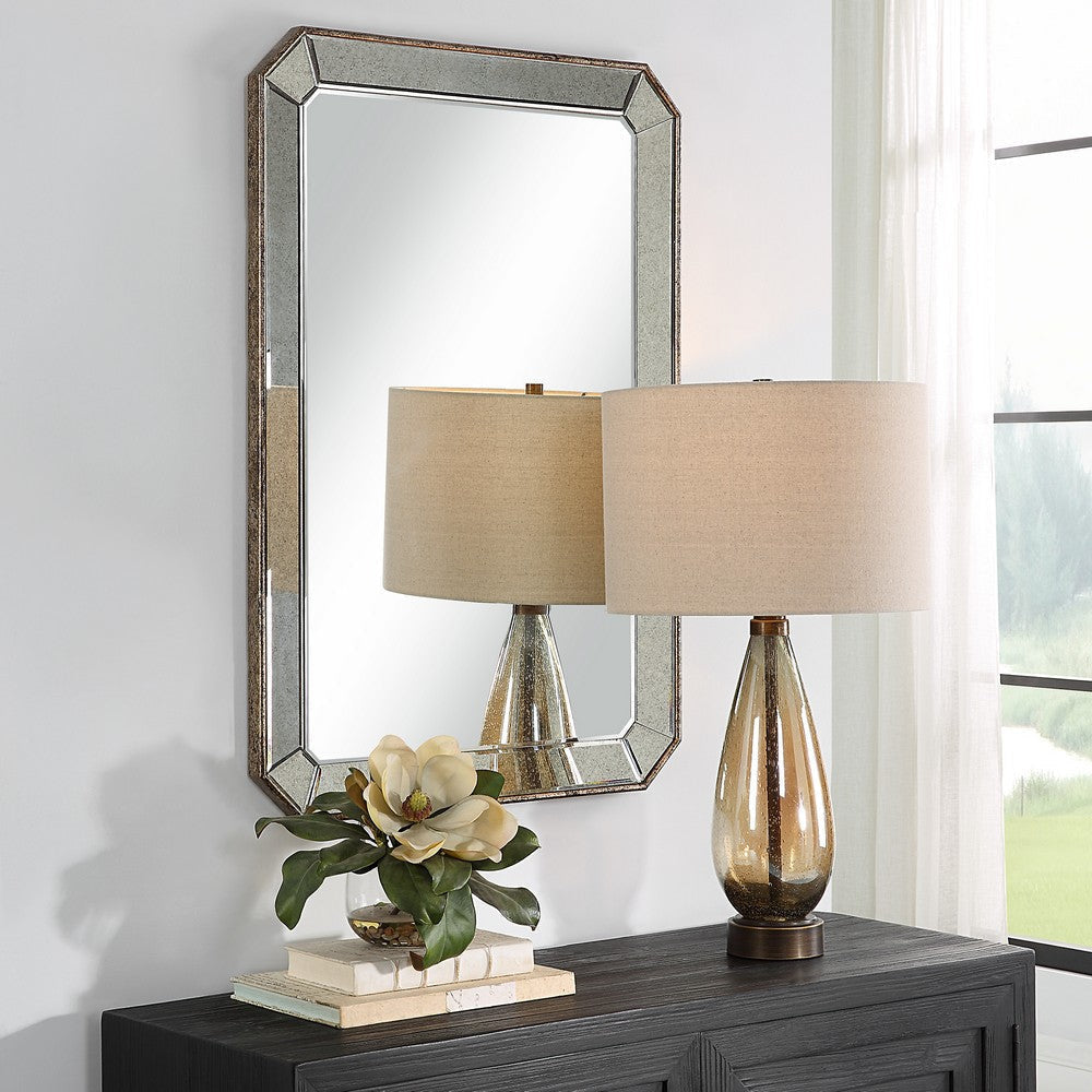 Uttermost Cortona Antiqued Vanity Mirror By Casagear Home UT-9927