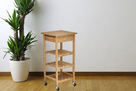 Bamboo Kitchen Trolley